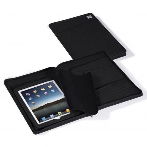 Airline iPad/tablet A4 møtemappe med glidelåslukking Graphite