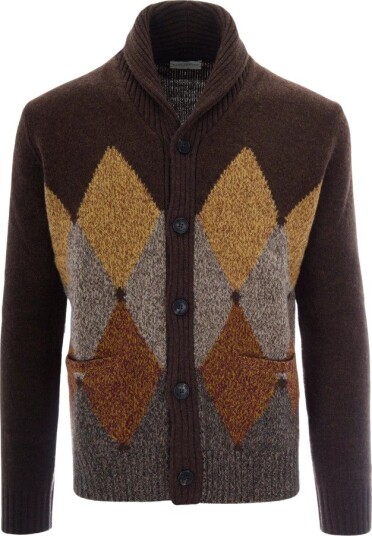 Ballantyne Herre Strikkevarer Brun 2XL,