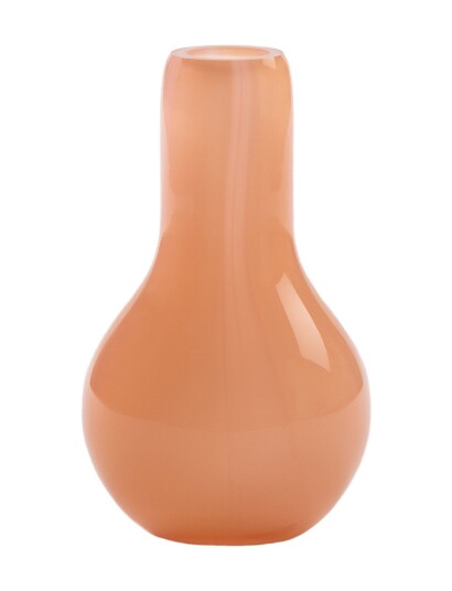 Kodanska Flow Vase Mini Orange PINK WSTRIPES H11CM