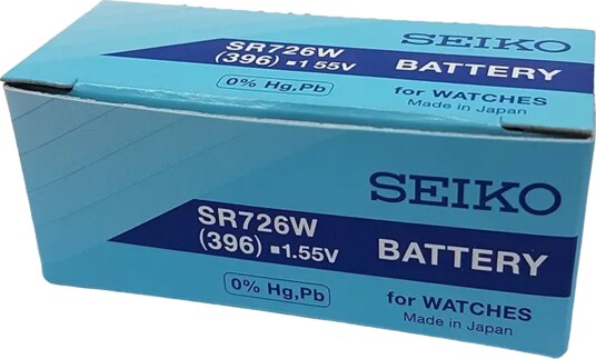 Seiko 1 Stk. 396 Knappcellebatteri SR726W - Unisex - Silver oxide Seiko 1 Stk. 396 Knappcellebatteri SR726W - Unisex - Silver oxide