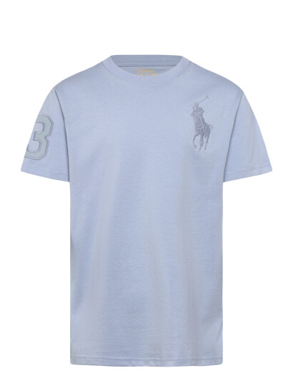Ralph Lauren Kids Big Pony Cotton Jersey Tee Blue 150 161