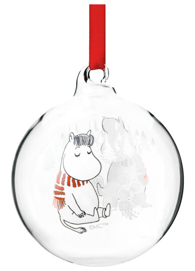 Moomin Mummi julekule 7 cm Snorkfrøken Moomin Mummi julekule 7 cm Snorkfrøken