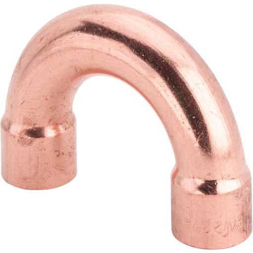 10 stk 22 mm loddekobling bøyd 180°