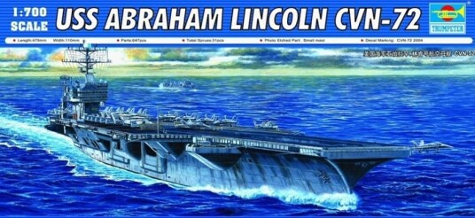 Trumpeter 1/700 USS Abraham Lincoln CVN-72 Trumpeter 1/700 USS Abraham Lincoln CVN-72