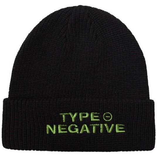 Type O Negative Type O Negative Unisex Beanie Hat: Text Logo Black