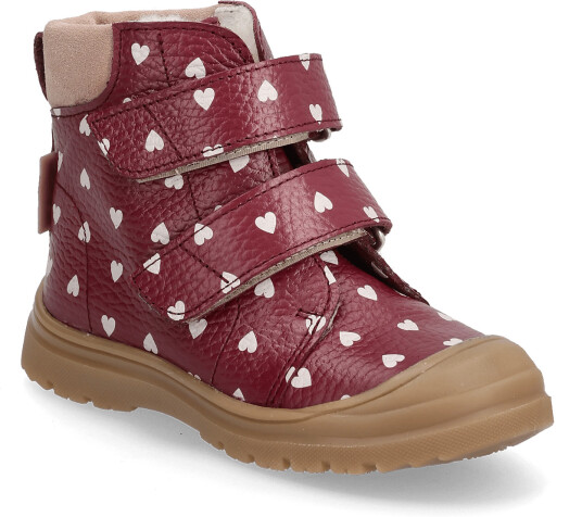 ANGULUS Boots Flat With Velcro Red 22 ANGULUS Boots Flat With Velcro Red 22