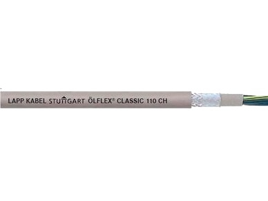 Lapp Ölflex Classic 110 Ch 50 M Grå 28,8 Kg/Km 76 Kg/Km 4000 V 1,5 Mm²