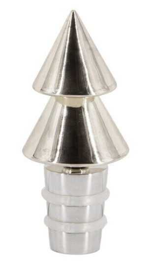 Holmen - Dante vinpropp juletre 8 cm sølv/metall