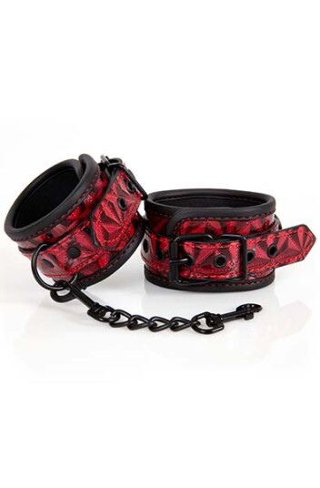 Diabolique Dark Red Ankle Cuffs Diabolique Dark Red Ankle Cuffs