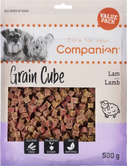 Companion|Companion Snacks Og Godbiter Hund Companion godbiter hund Grain cube 500 gram lam