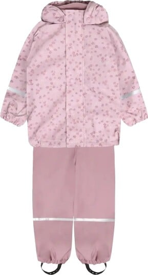 Little B Pu Set Aop W. Fleece   Pink   98