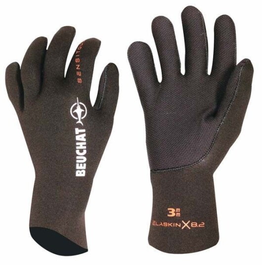 Beuchat Sirocco Sport hanske Open Cell Interior svart 3 mm