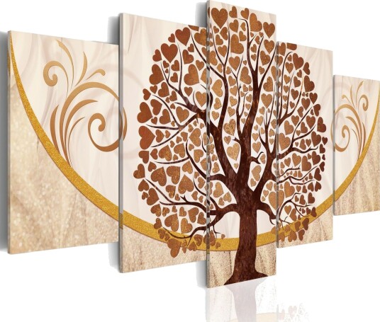 Bilde The Golden Tree Of Love 200x100 Artgeist sp. z o. o.