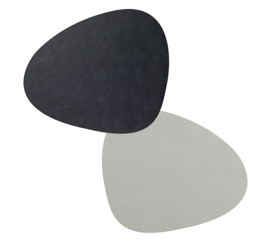 Lind Dna Curve spisebrikke Nupo dobbel Cloud sort metallic 37x44 cm