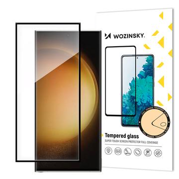 Samsung Galaxy S24 Ultra Wozinsky Super Tough Beskyttelsesglass 9H Svart Kant