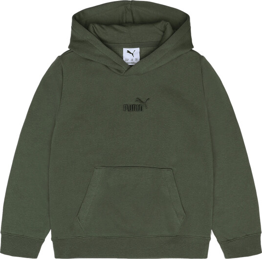 PUMA Ess Small No.1 Logo Centered Hoodie Fl B Khaki green 152