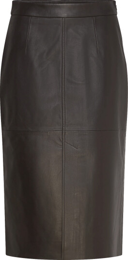 Rosemunde Rwfelino Leather Calf Skirt Brown 34