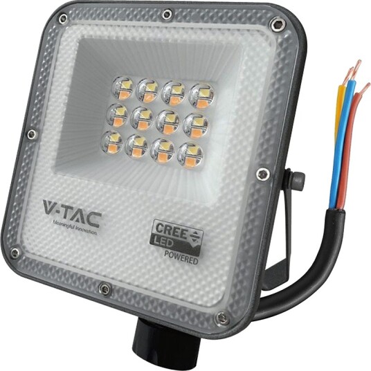 V Tac 10W LED lyskaster CCT CREE chip 6 års garanti Slimline serien Kulør : 3 i 1