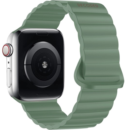 Decoded D24AWS41TSL4SSF Magnetisk Silikon Rem til Apple Watch - 38/40/41mm - GrÃ¸nn