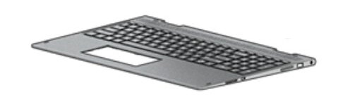 Hp 934640-B31, Kabinett + Tastatur, Nederlandsk, Hp, Envy X360 15M