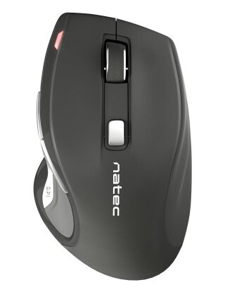 Natec Jaguar, Høyre Hendt, Rf Kabel-Fri, 2400 Dpi, Sort