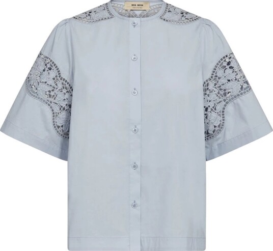 MOS MOSH Mmrooma Cotoni Shirt - Blue - M MOS MOSH Mmrooma Cotoni Shirt - Blue - M