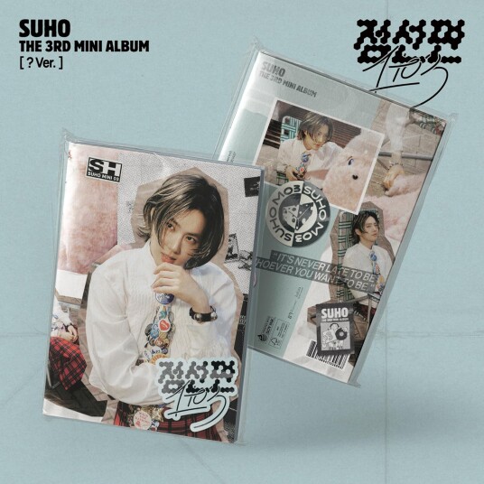 Suho (EXO) 1 To 3 ? Version inc. Photobook, 3 Stickers, Postcard, Folded Poster + Photocard CD