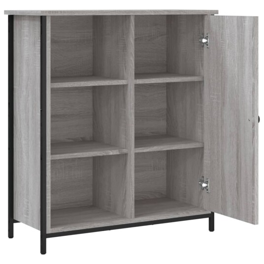 vidaXL Skjenk grå sonoma 70x30x80 cm konstruert tre