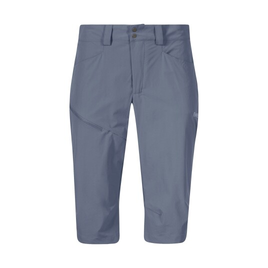Bergans Vandre Light Softshell Long Shorts Women Granite Blue 34 34