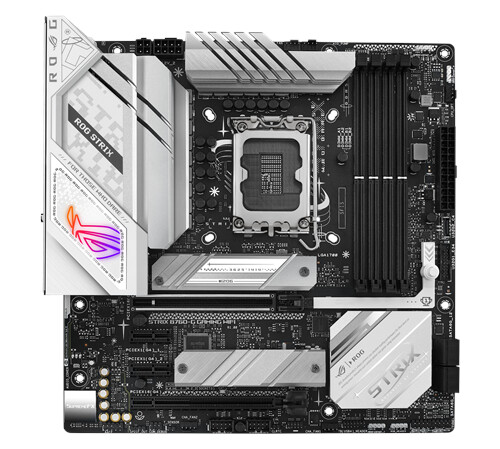 ASUS ROG STRIX B760-G Gaming Hovedkort med Wi-Fi 6E, LGA 1700, Micro ATX, DDR5 ASUS ROG STRIX B760-G Gaming Hovedkort med Wi-Fi 6E, LGA 1700, Micro ATX, DDR5