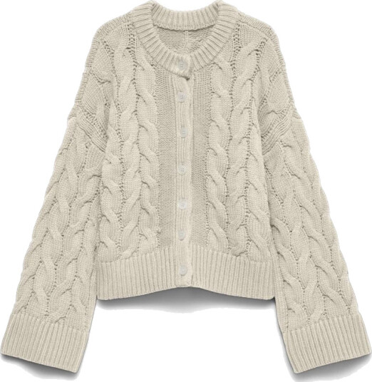 Vero Moda Dame Strikkevarer Grå S,