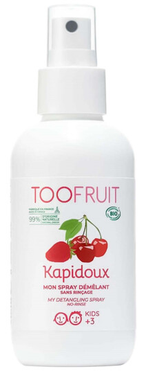 TOOFRUIT Kapidoux Lightweight Detangling Spray 125 ml TOOFRUIT Kapidoux Lightweight Detangling Spray 125 ml