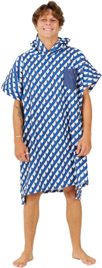 After Essentials Poncho Swim Club Vertigo Blue