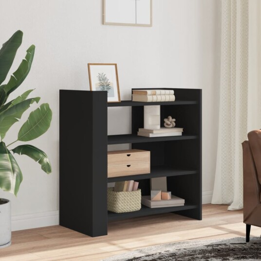 Skjenk svart 73,5x35x75 cm konstruert tre 8721102805684