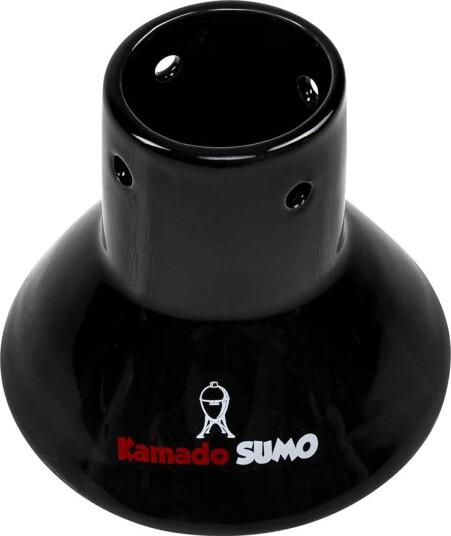 Kamado SUMO Beer Can Chicken grillrør til kylling 12 cm svart