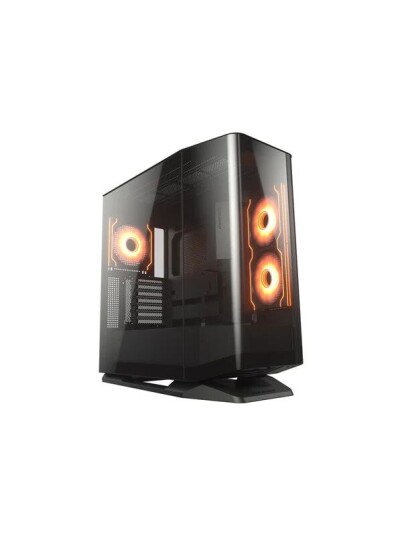 Cougar FV270 RGB Midi Tower Kabinett med Herdet Glass - Svart Cougar FV270 RGB Midi Tower Kabinett med Herdet Glass - Svart