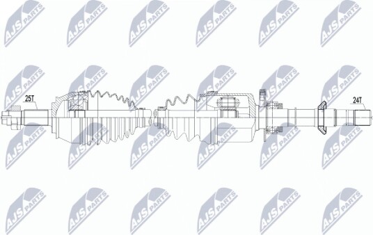 NTY NPW FT 100 Drivaksel NTY NPW FT 100 Drivaksel