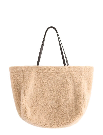 Lindex Bag Pile Beige ONE SIZE Lindex Bag Pile Beige ONE SIZE