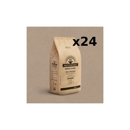 Pall med Birch & Oak Grillkull Pall med 24stk Pall med Birch & Oak Grillkull Pall med 24stk