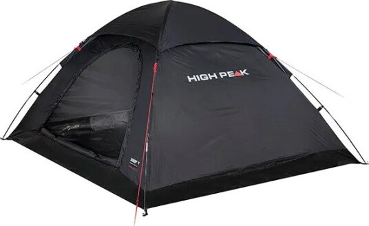 High Peak telt Monodome Xl kuppeltelt 4 personer Ventilasjon Vanntette Sømmer svart
