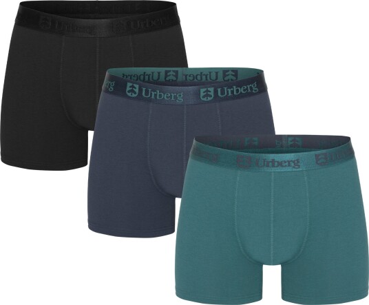 Urberg Men's Isane 3-pack Bamboo Boxers Black/Blue/Green, XXL Urberg Men's Isane 3-pack Bamboo Boxers Black/Blue/Green, XXL