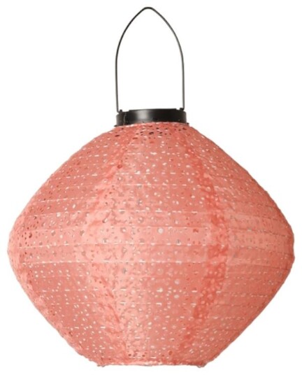 C'est Bon Lanterne Solcelle Snurretopp Rosa H25