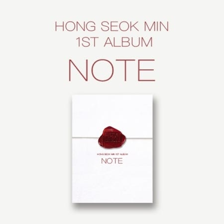Hong Seokmin Note incl. 24pg Photobook + 4 Postcards CD Hong Seokmin Note incl. 24pg Photobook + 4 Postcards CD