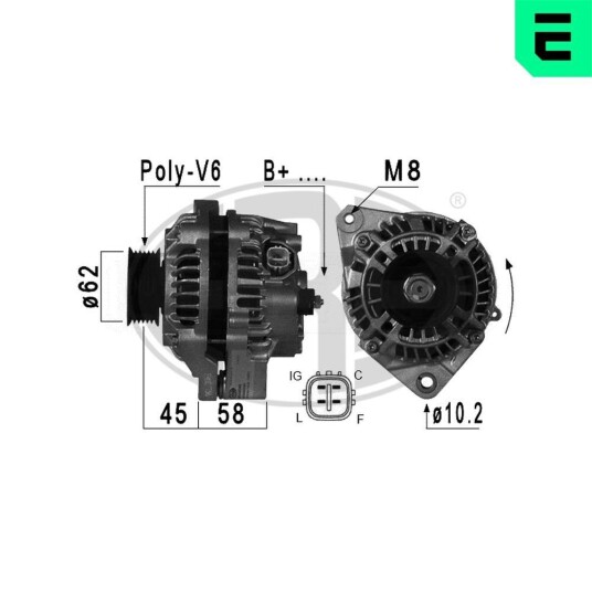 Dynamo ERA 209008A