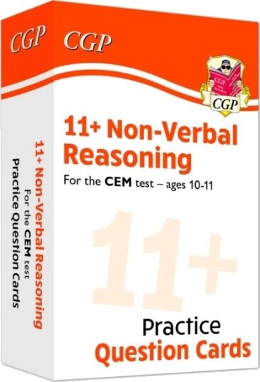 11+ Cem Non-Verbal Reasoning Practice Question Cards - Ages 10-11 Av Cgp Books