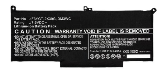 CoreParts batteri til bærbar PC - Li-Ion - 5800 mAh - 44 Wh (MBXDE-BA0142)