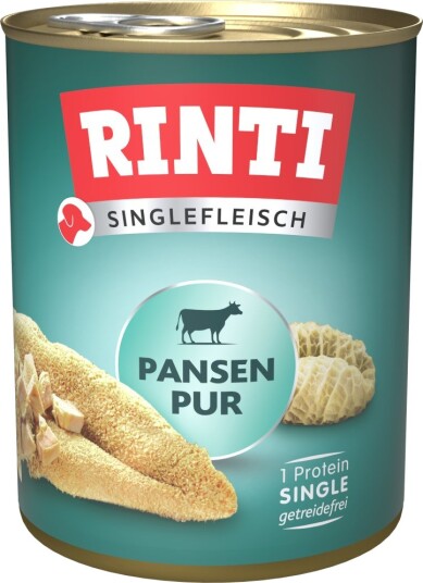 Rinti Våtfôr Singleprotein Ren Vom 12 X 800 G