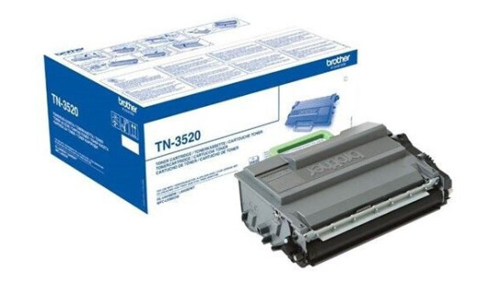 Brother TN 3520P - Laser toner Svart