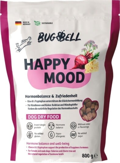 Bugbell Tørrfôr Happy Mood 800 G