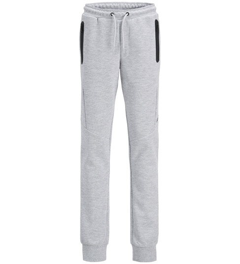 Jack & Jones Joggebukser Noos JpsTwill Light Grey Melange Jack & Jones 12 år 152 Bukser bomull Grå Jack & Jones Joggebukser Noos JpsTwill Light Grey Melange Jack & Jones 12 år 152 Bukser bomull Grå